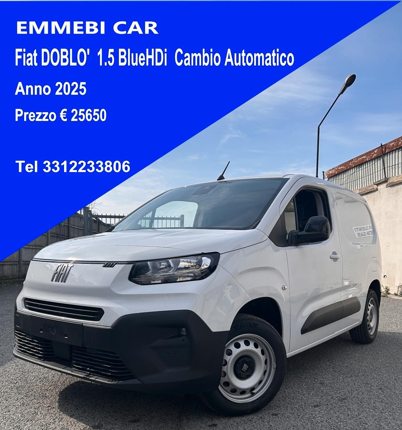 Fiat Doblo FIAT DOBLO' 1.5 BlueHDI Cambio Automatico