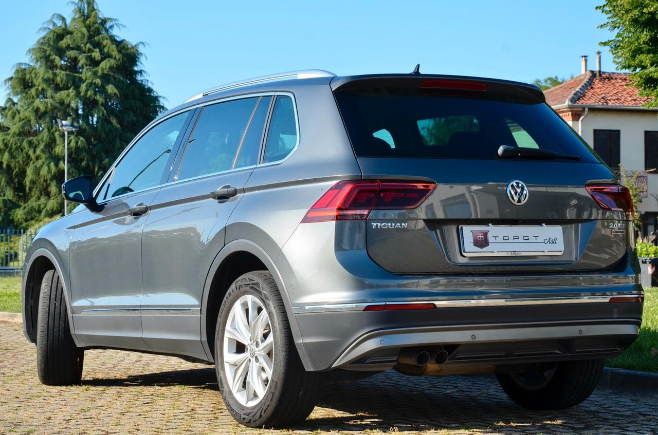 VOLKSWAGEN TIGUAN 2.0 TDI EXECUTIVE 4MOTION 190cv DSG, UFF ITALIANA, TUTTI SERVICE UFF VW, EURO 6B, NAVI, RETROCAMERA, PERMUTE