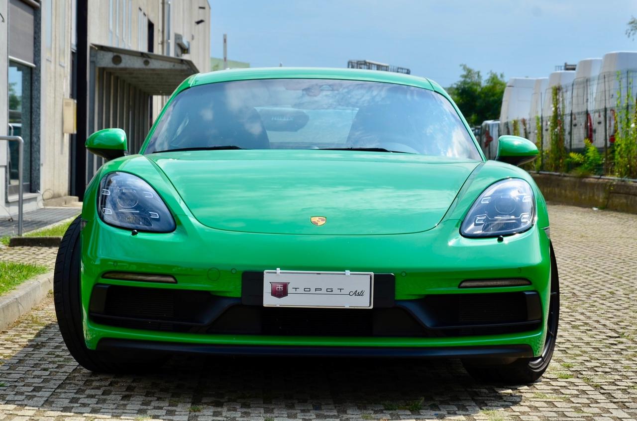 PORSCHE CAYMAN 4.0 GTS pdk 400cv, SCARICO, EURO 6D, TAGLIANDI UFFICIALI POSCHE, PERMUTE