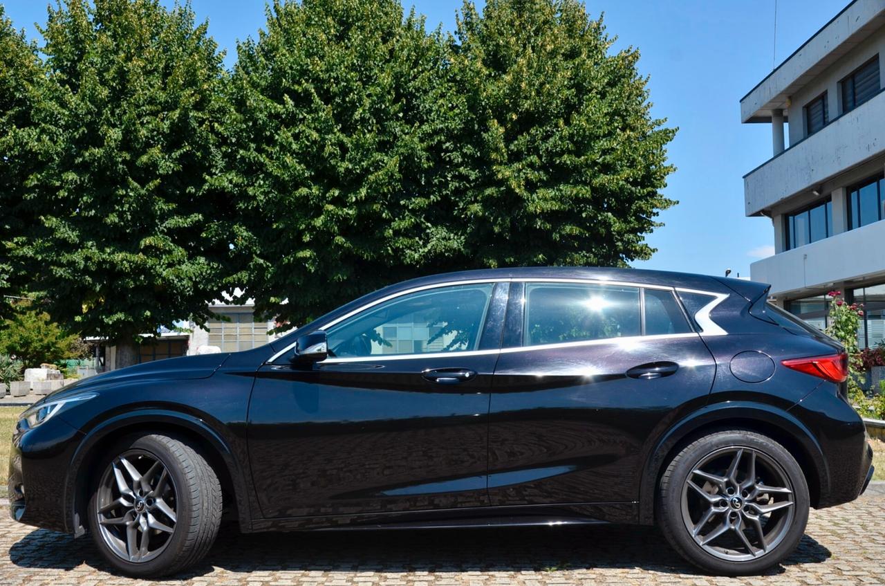 INFINITI Q30 1.5d SPORT 109cv, UNICO UTILIZZATORE, SERVICE CON FATTURE, EURO 6B, TETTO, HI-FI BOSE, 19", PERMUTE