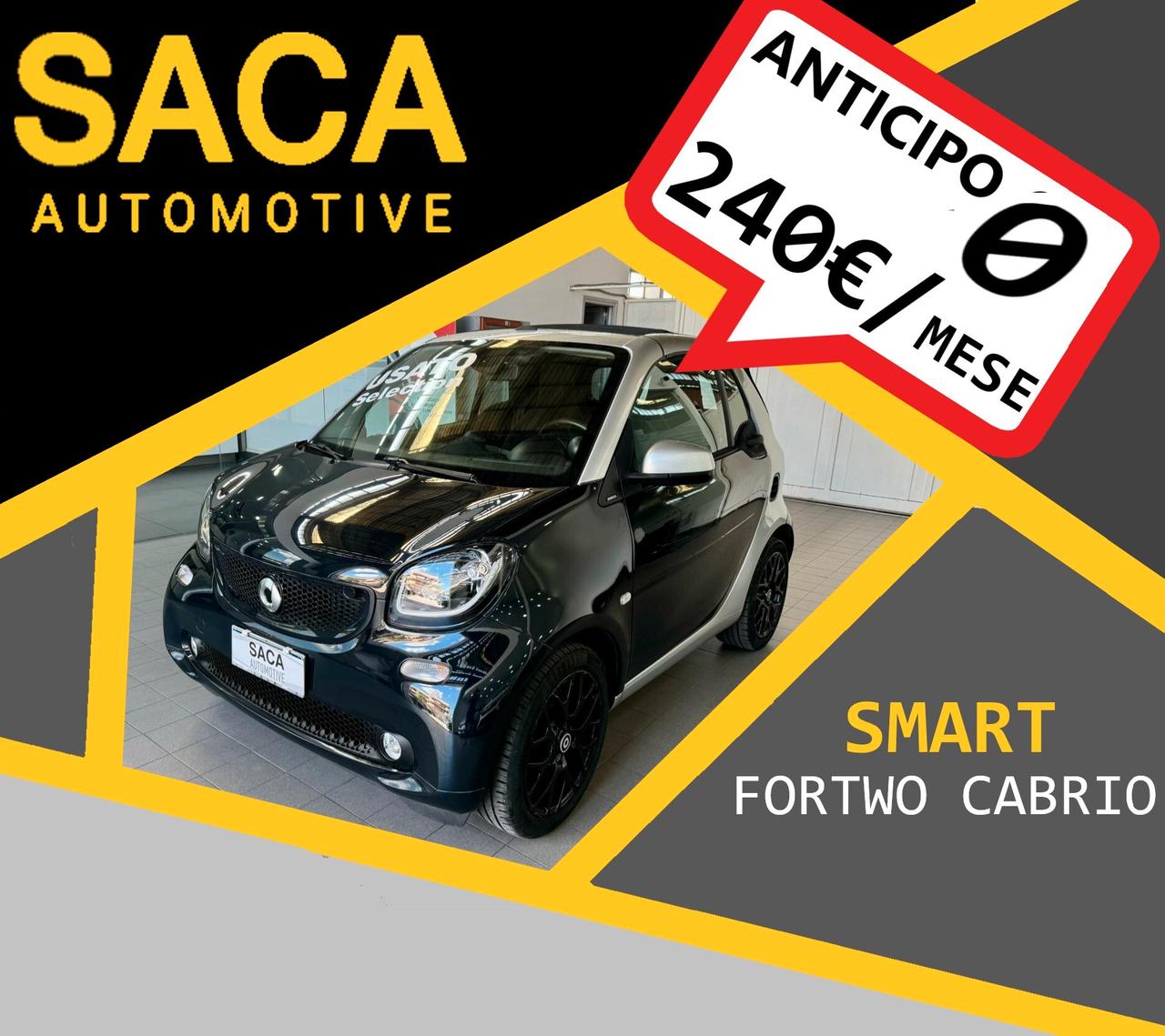 Smart ForTwo 0.9 Turbo 90 CV twinamic cabrio Passion 2018