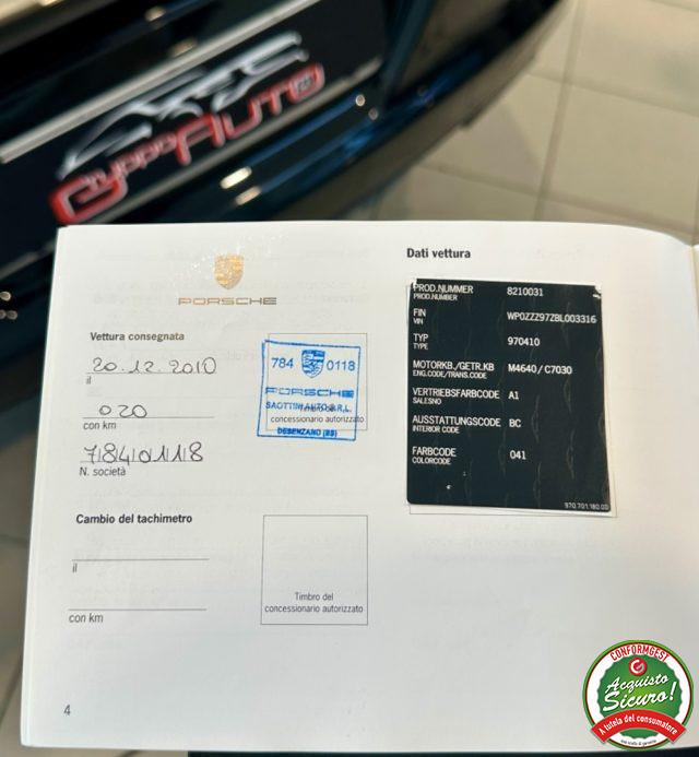PORSCHE Panamera 3.6 4 *SERVICE BOOK*PASM*
