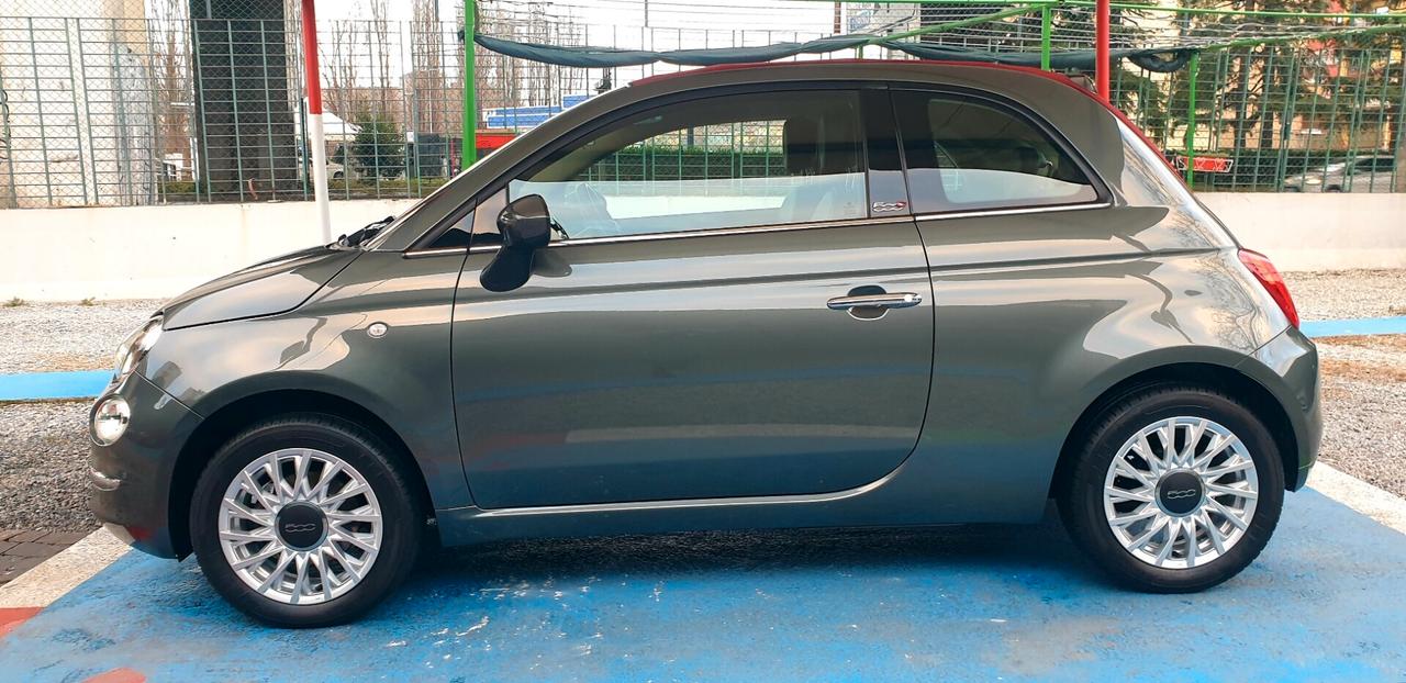 FIAT 500C 1.2BENZINA CABRIO EURO 6 OK NEOPATENTATI