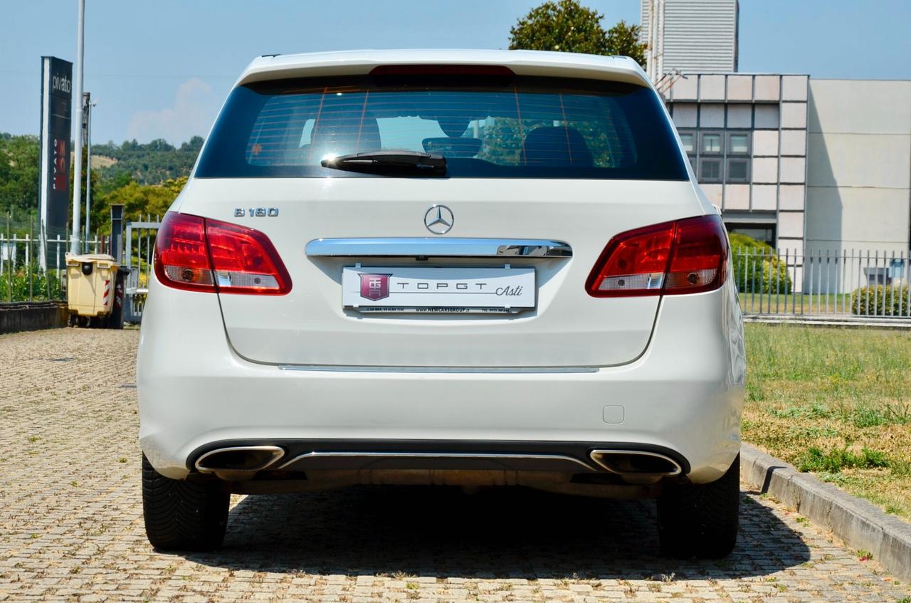 MERCEDES B180 1.6 SPORT 122cv MANUALE, EURO 6B, UFF ITALIANA, SERVICE DIMOSTRABILI, RETROCAMERA, PERMUTE