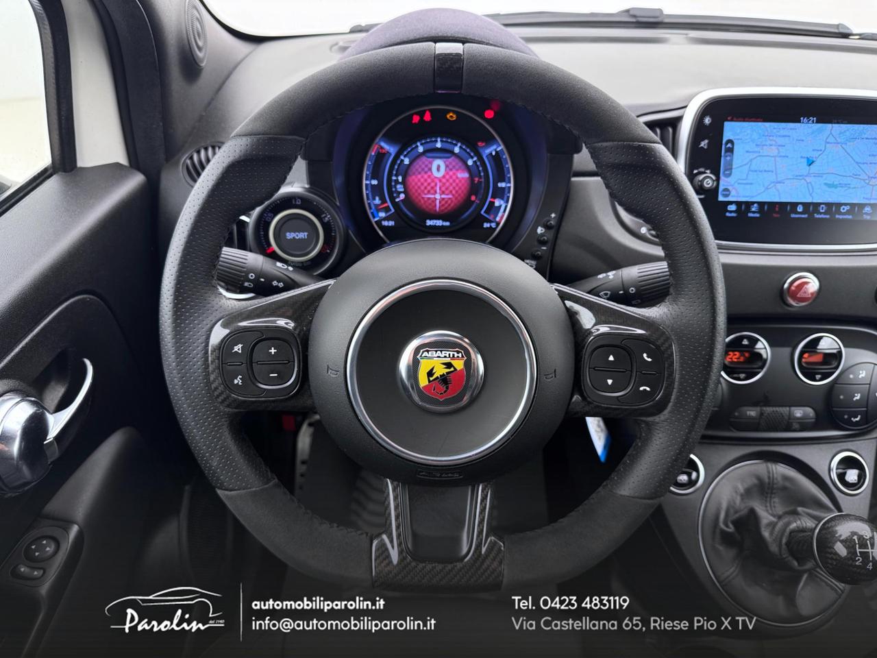 Abarth 595 1.4 t-jet esseesse 180cv Akrapovic-Black pack