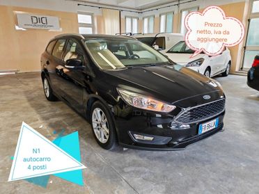 Ford Focus 1.5 TDCi 120 CV SW AUTOCARRO N1 4 posti unipro netto