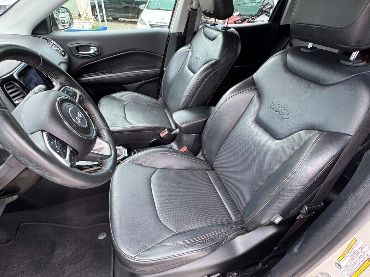 Jeep Compass 2.0 Multijet II cambio automatico km certificati 1 prop. 2017 bianco perla