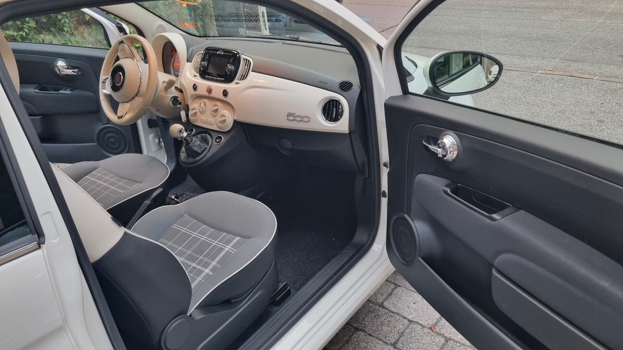 Fiat 500 Lounge 69cv anno2018 km59000