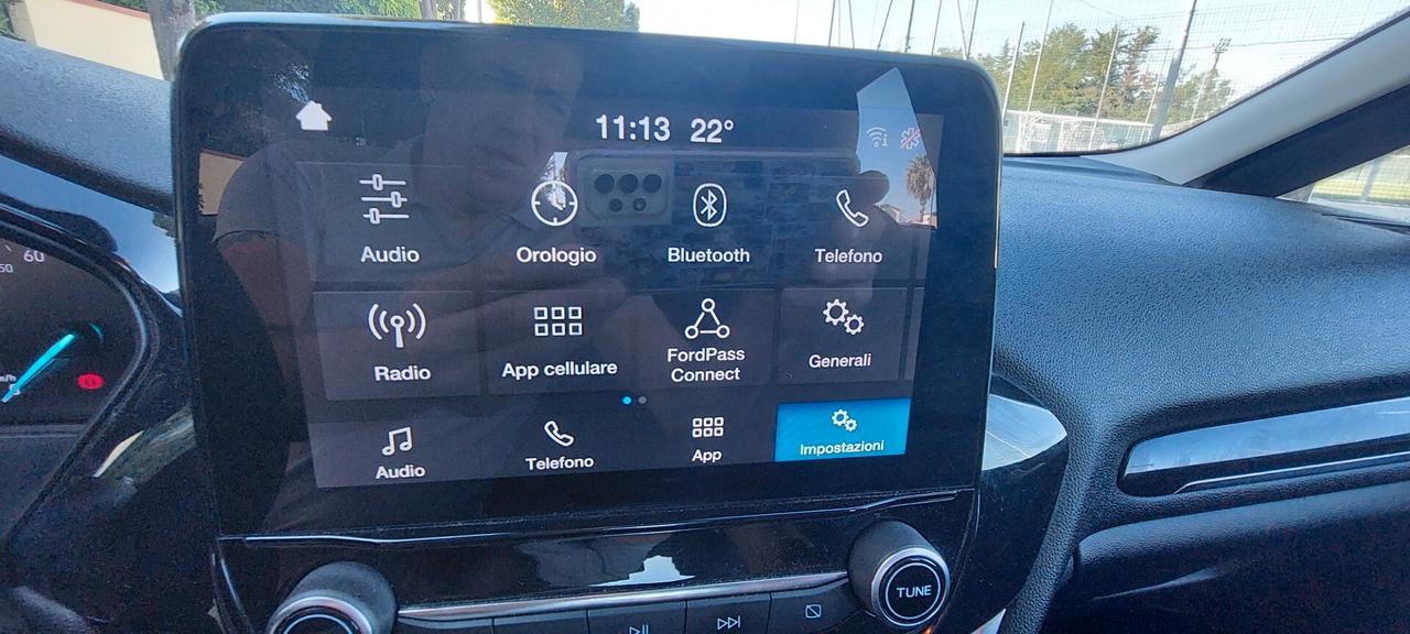 FIESTA 7 SERIE 1,1 BENZINA/GPL DI SERIE CASA MADRE CONNECT NAVI TELEFONO SENSORI IMPECCABILE