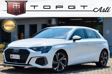 AUDI A3 SPORTBACK 30 2.0 TDI S-LINE INT+EXT 116cv S-TRONIC, EURO 6D, UFF ITALIANA, AUTO IN OTTIME CONDIZIONI, SERVICE UFF AUDI, FARI LED, APPLE ANDROID, PERMUTE