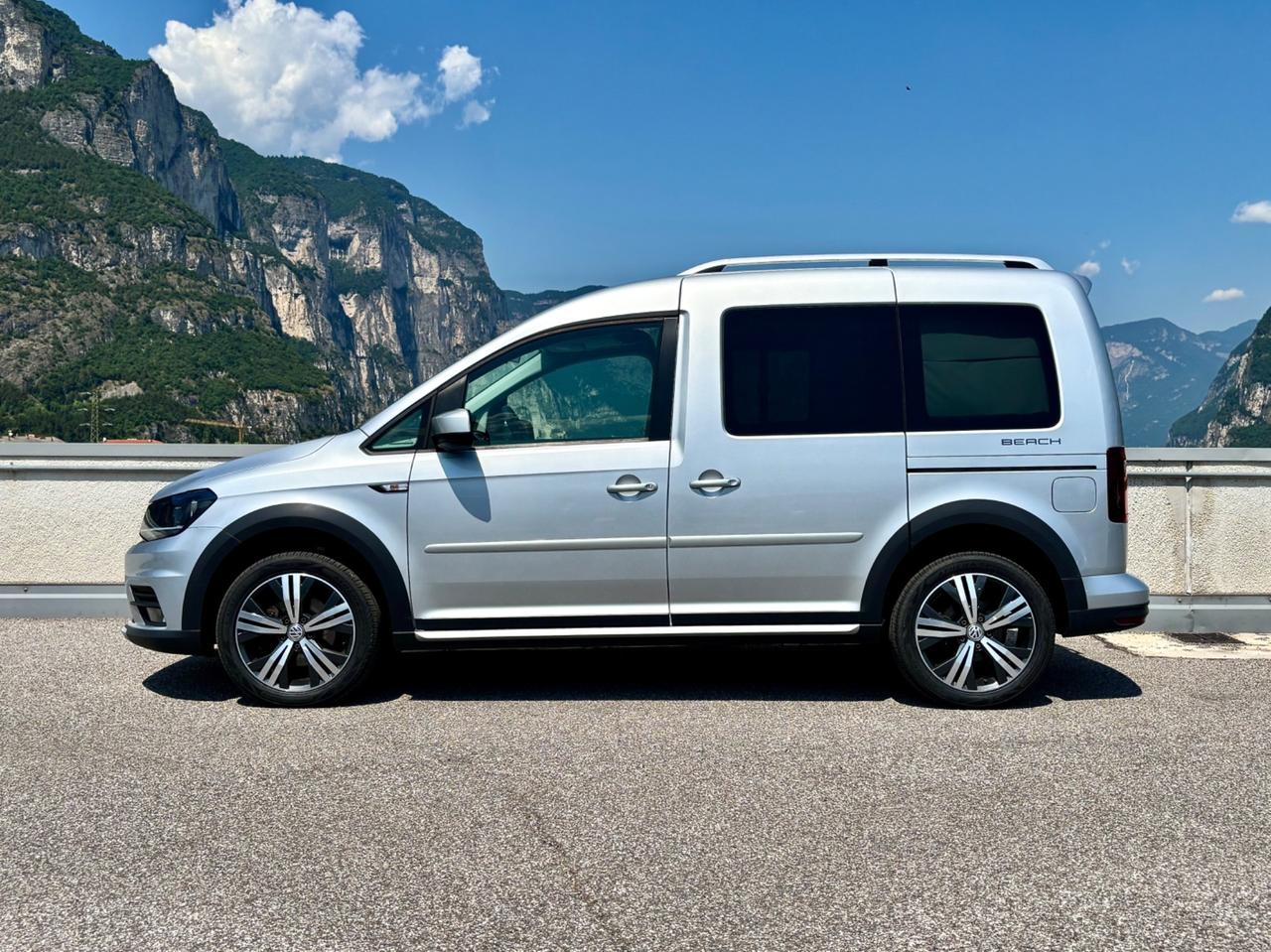 Volkswagen Caddy 2.0 TDI 102 CV Beach+Alltrack+Webasto+Veranda+Gancio
