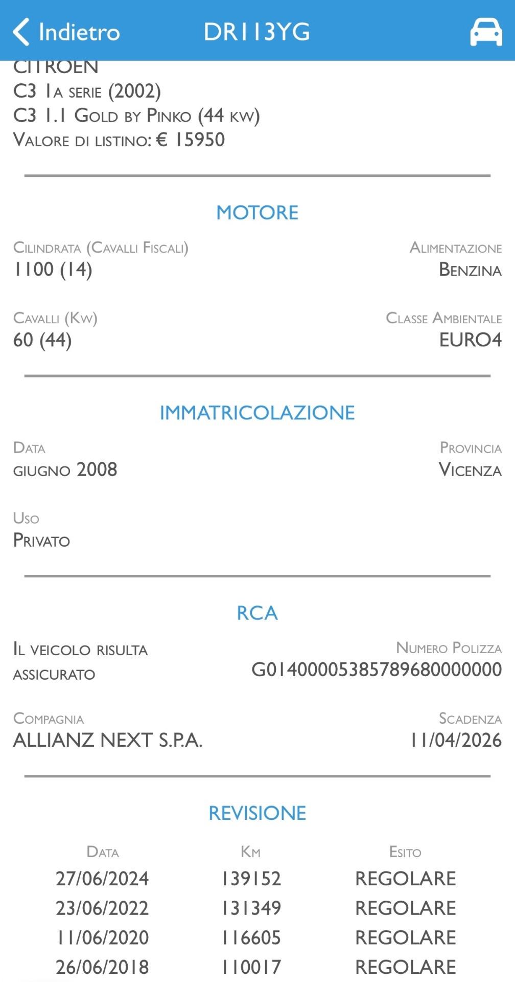 Citroen C3 1.1 Exclusive Unico Prop.