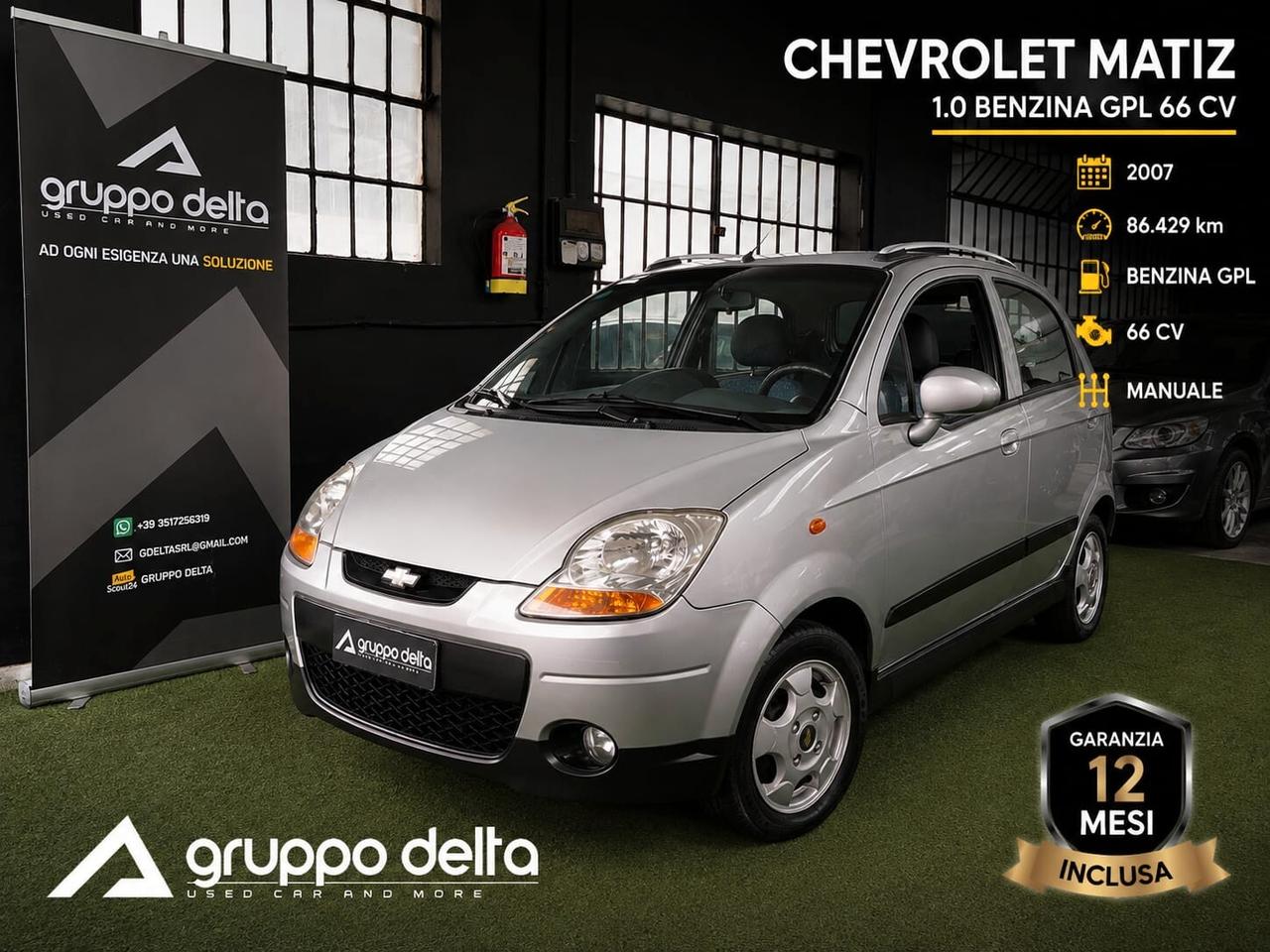 Chevrolet Matiz 1.0 SX Energy GPL GARANZIA 12 MESI