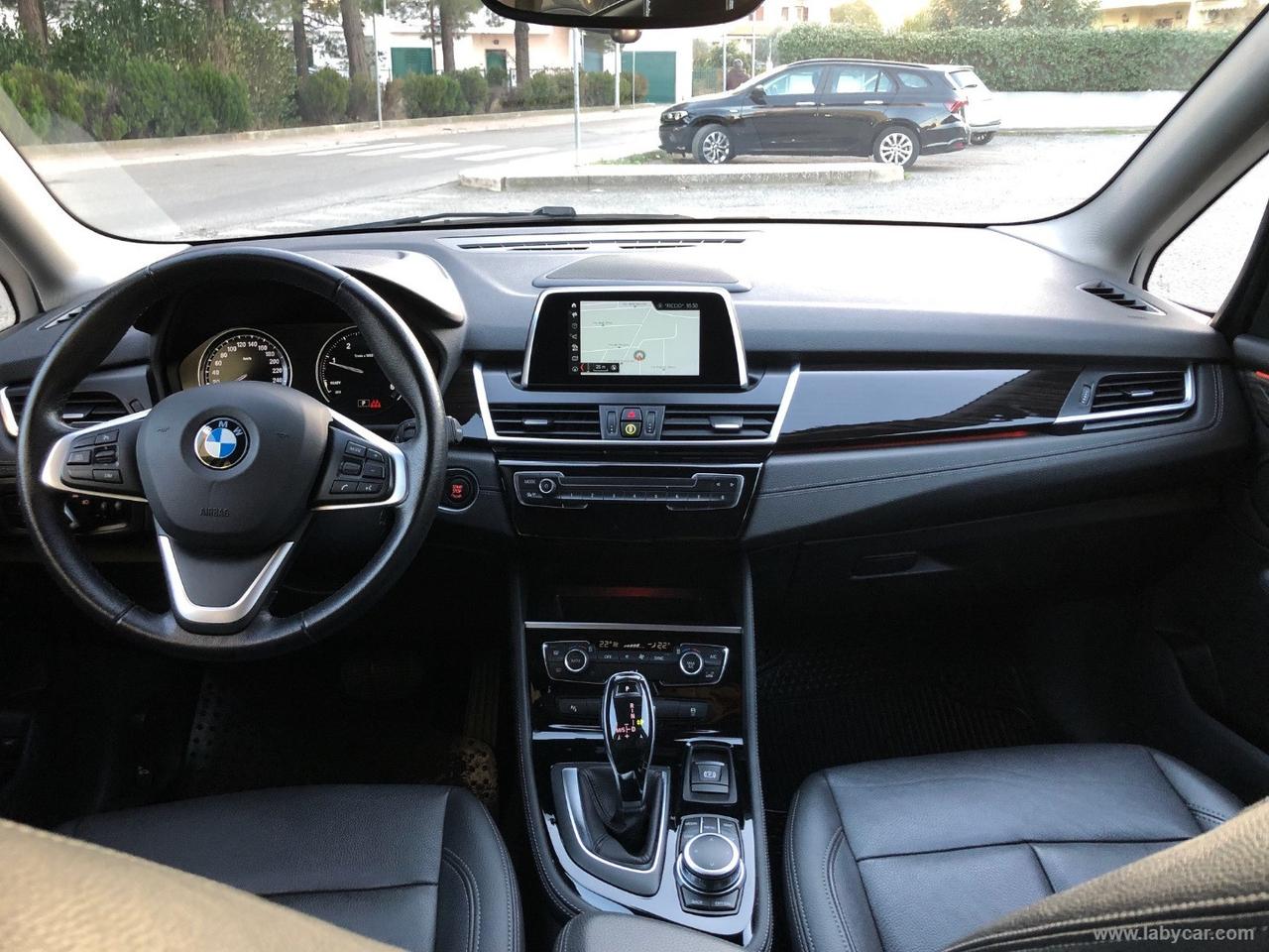 BMW 218d Gran Tourer Luxury 7 POSTI PELLE