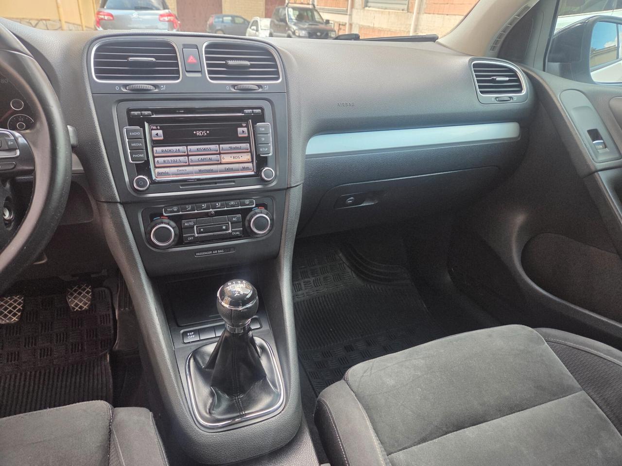 VW GOLF 6 1.6 TDI 105 CV HIGHLINE KM CERTIFICATI
