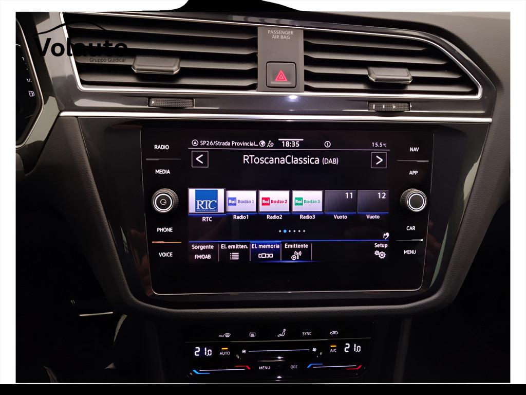 VOLKSWAGEN Tiguan II 2021 - Tiguan 2.0 tdi R-Line 150cv dsg