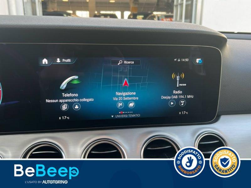 Mercedes-Benz Classe E E SW 200 D PREMIUM PLUS AUTO MY20