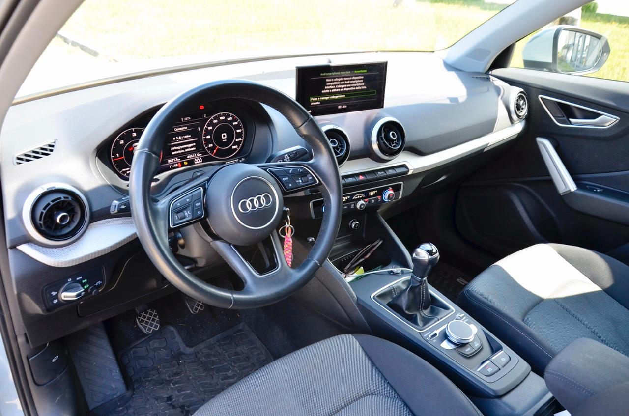AUDI Q2 30 2.0 TDI ADMIRED 116cv, UNICOPROPRIETARIO, UFF ITALIANA, SERVICE AUDI, APPLE ANDROID, RETROCAMERA, PERMUTE