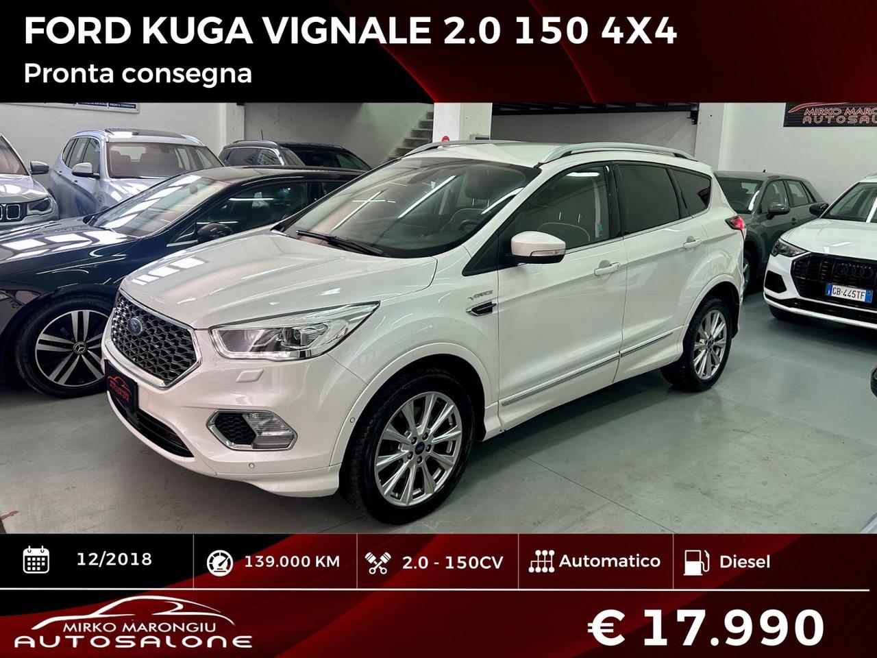 Ford Kuga 2.0 TDCI 150 CV S&S 4WD Powershift Vignale