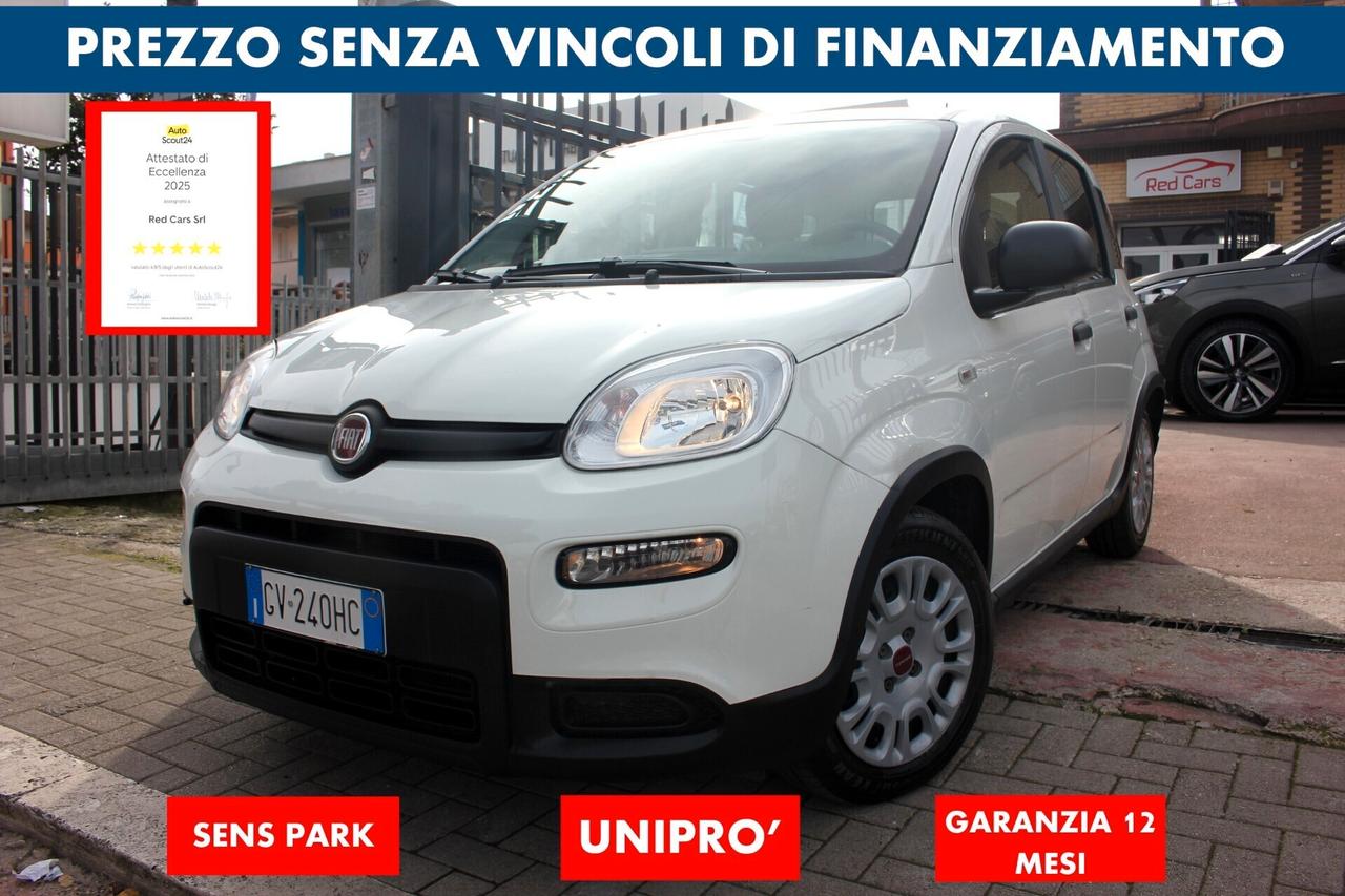 PANDA 1.0 HIBRID*PREZZO VERO*sensori-bluetooth-km certi