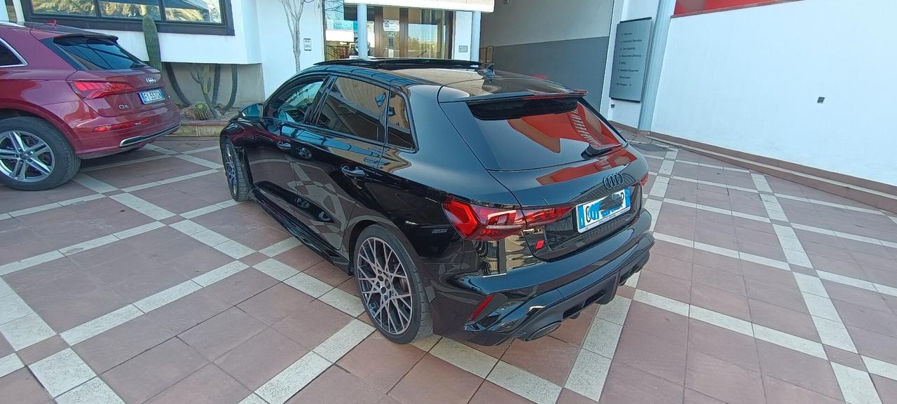 Audi A3 RS 3 SPB TFSI quattro S tronic GARANZIA FINO AL 01 2029