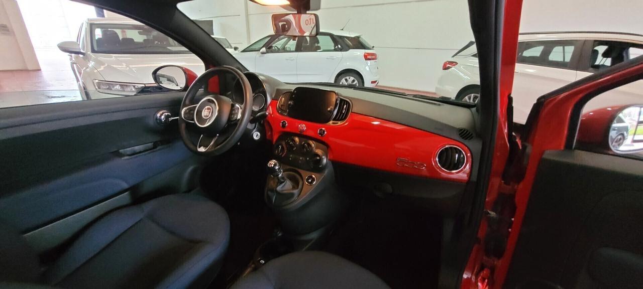 Fiat 500 1.0 Hybrid Red