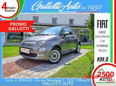 FIAT 500C 1.0 Hybrid Dolcevita-PROMO GALLOTTI