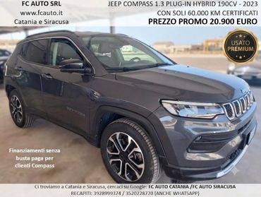 Jeep Compass 1.3 190CV PHEV AUTOMATICA - UNI PROP - PARI AL NUOVO