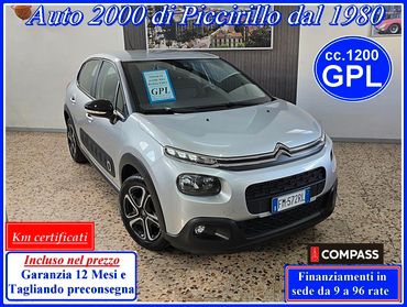 Citroen C3 cc.1200 con GPL Garanzia e Tagliando