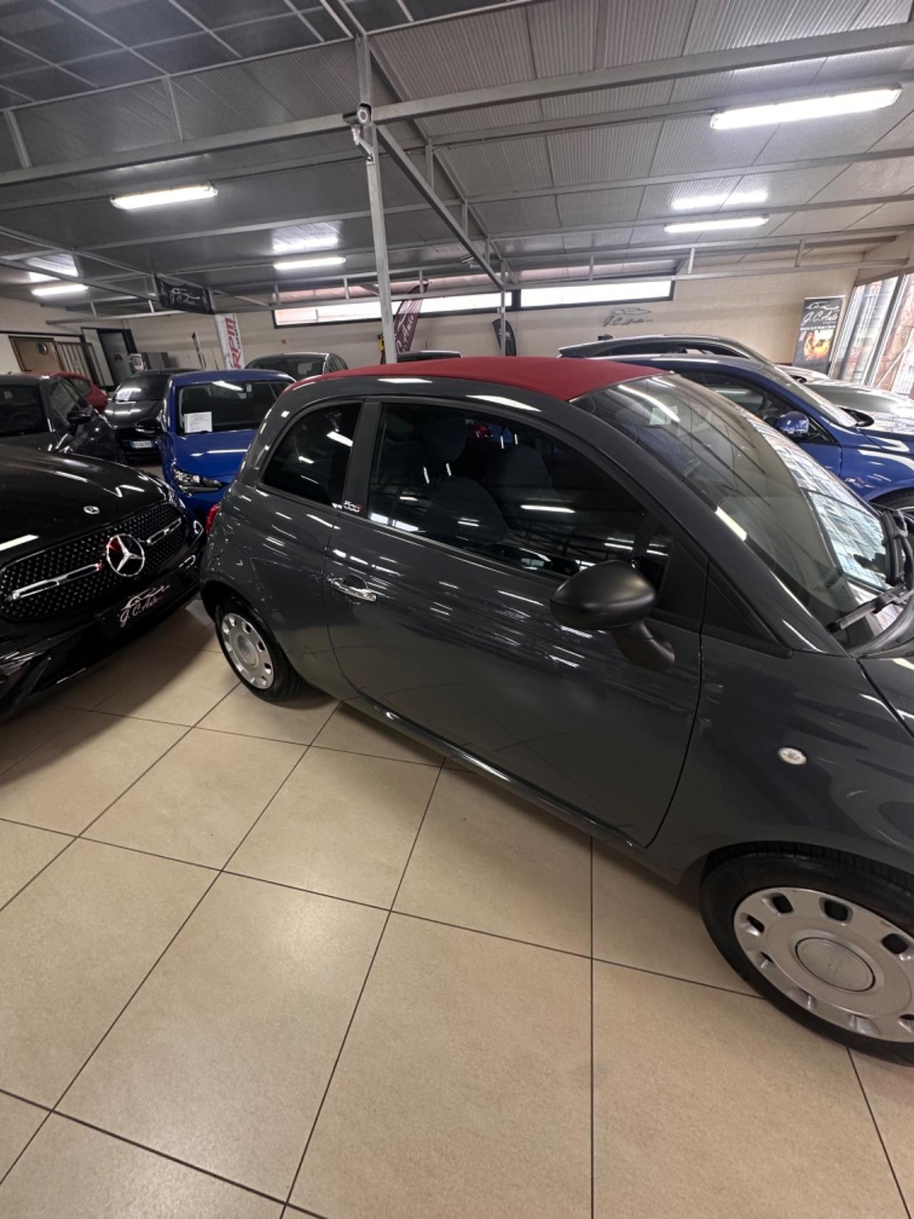 Fiat 500 C 1.0 Hybrid Red