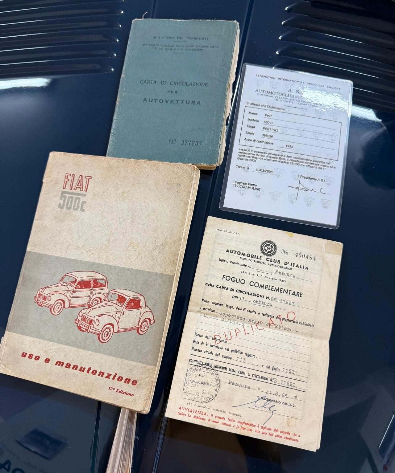 Fiat 500C TOPOLINO