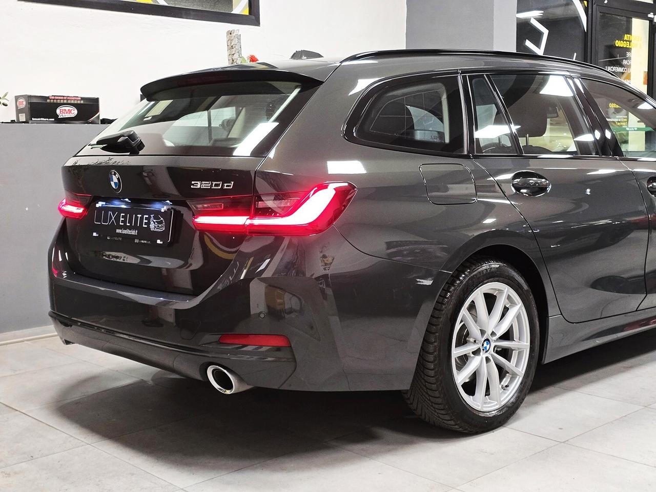 Bmw 320 320D G21 TOURING 48V MHEV ADVANTAGE _ SERVICE BMW _ TETTO FULL GLASS _ FULL LED _ DRAVIT GREY METALLIC