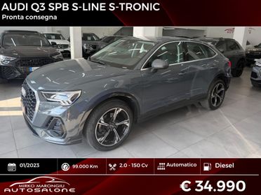 Audi Q3 2.0 150 cv SPORTBACK S line FINANZIABILE