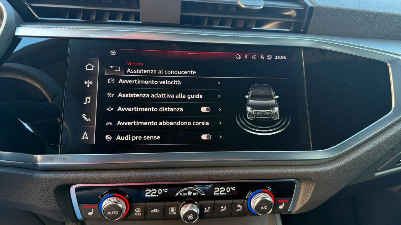 AUDI Q3 SPB 35 TDI IDENTITY BLACK KM0 2023 TETTO APRIBILE