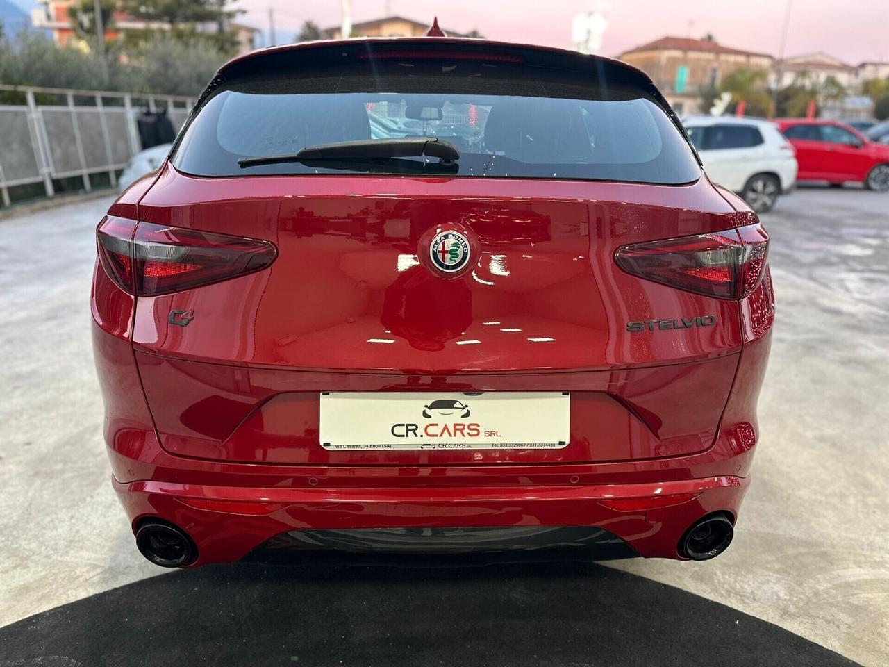Alfa Romeo Stelvio 2.2 Turbodiesel 210 CV AT8 Q4 Veloce - Rosso Competizione