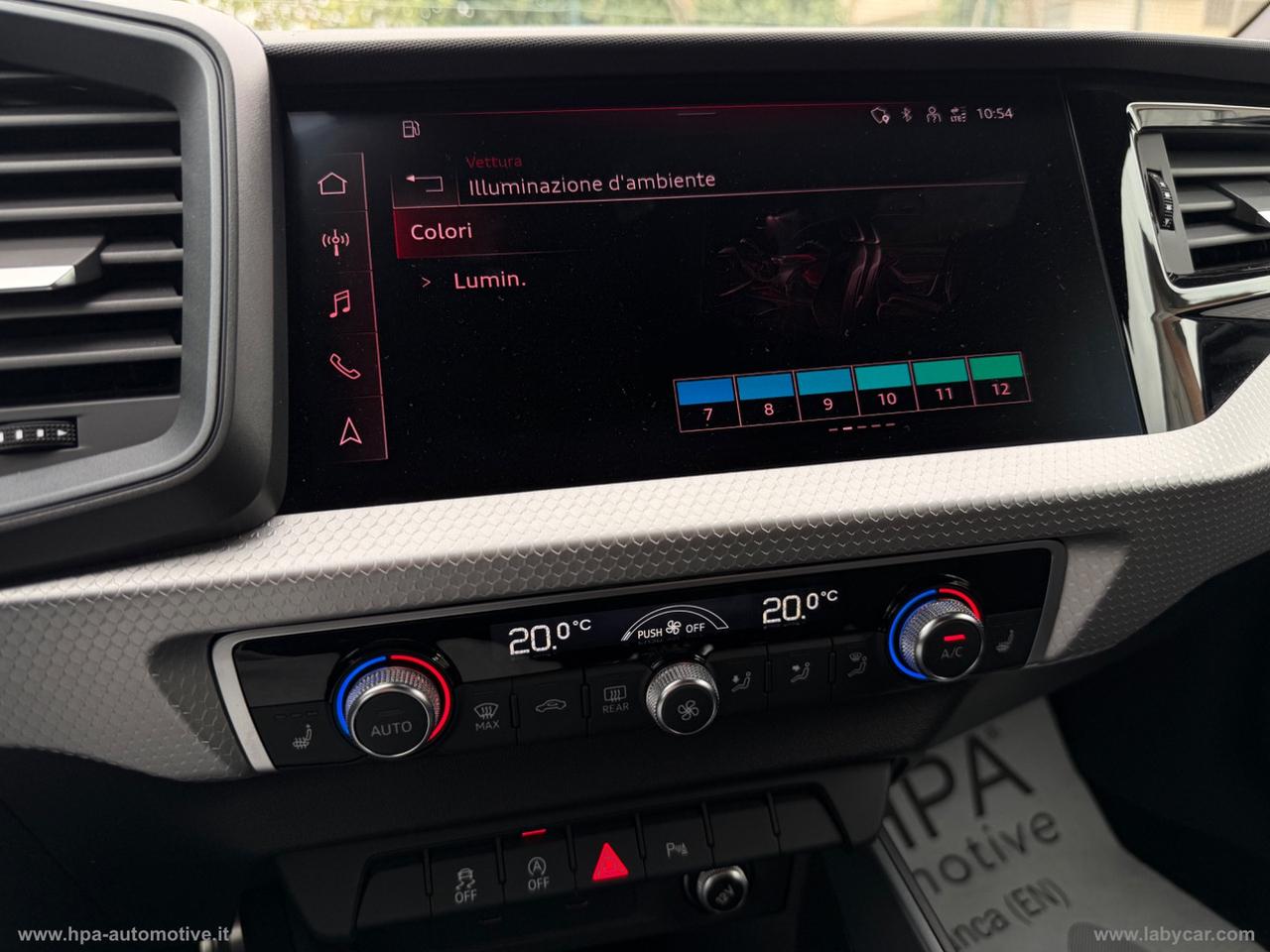 AUDI A1 SPORTBACK 30 TFSI S-line LED NAVI PELLE RETROCAMERA