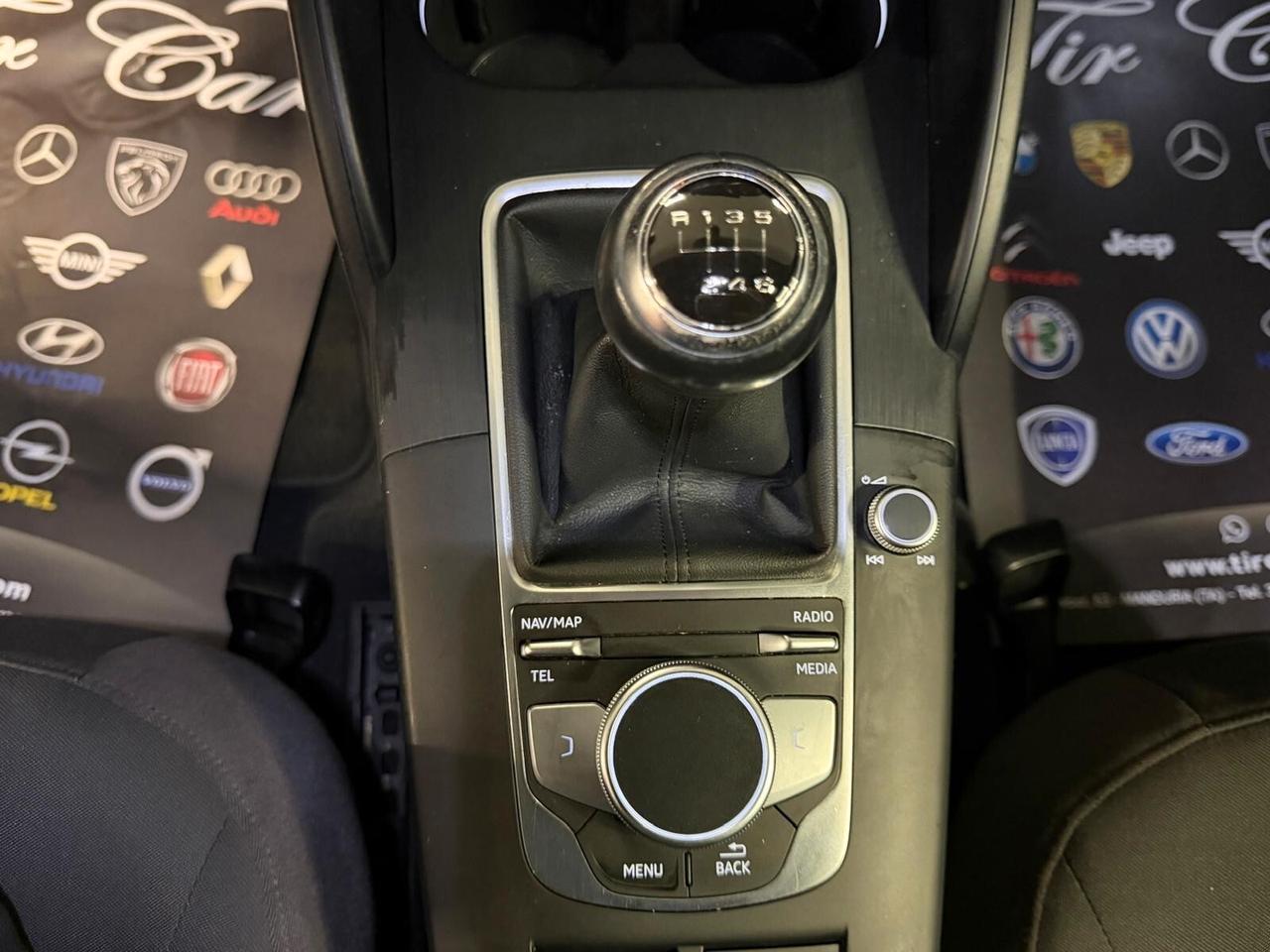 AUDI A3 SPORTBACK S-LINE 1.6 TDI 116CV NAVI CRUISE CAM ANNO 2020