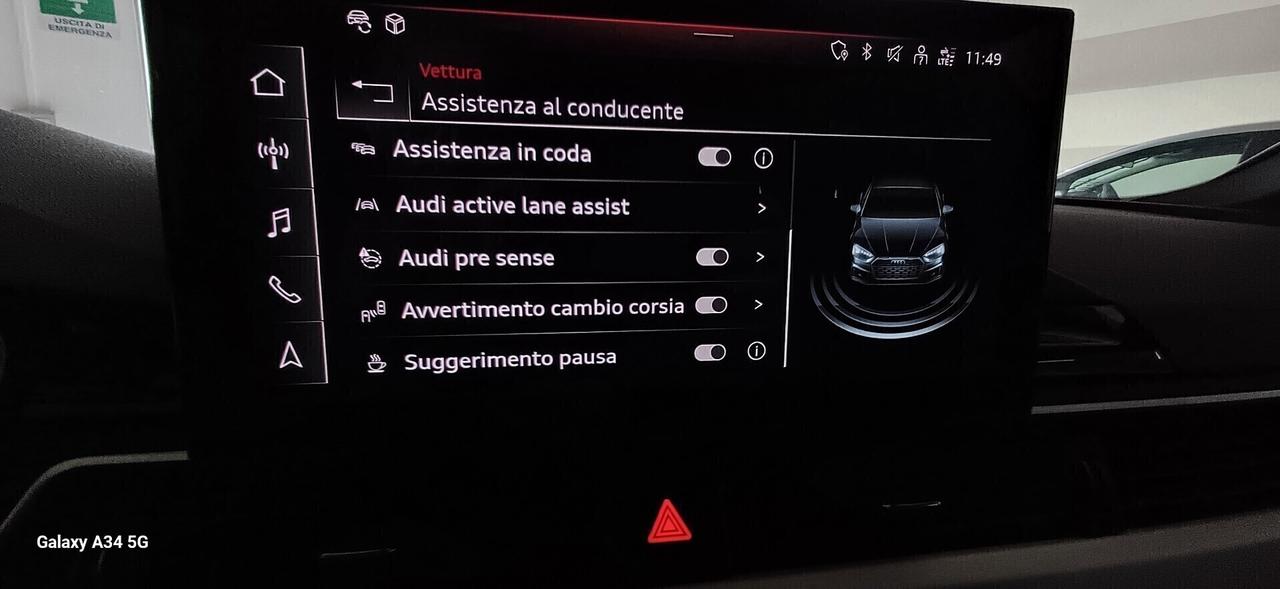 Audi A5 SPB 40 TDI S tronic B. Adv. S-Line -Virtual Cockpit