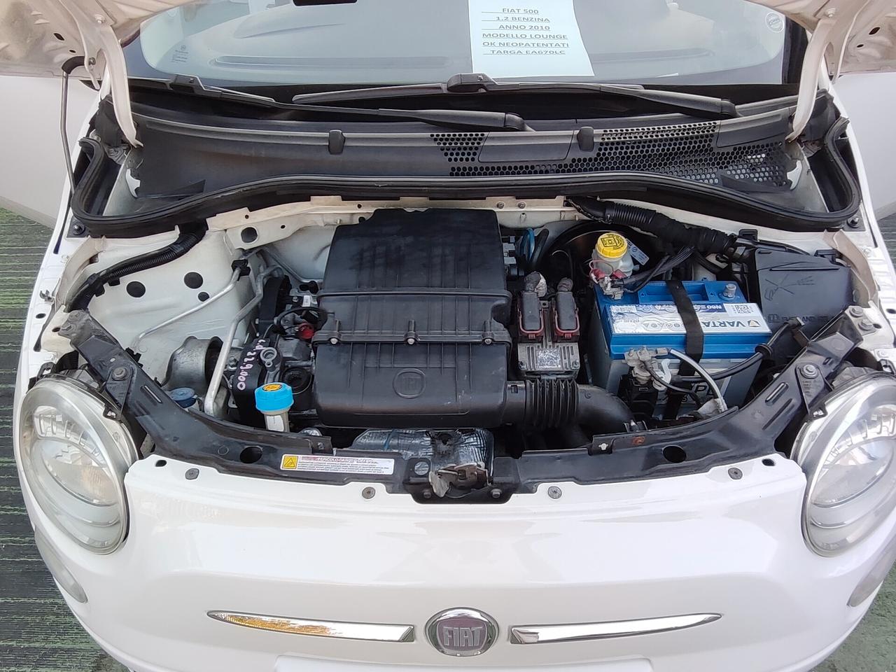 Fiat 500 1.2 BENZINA Lounge