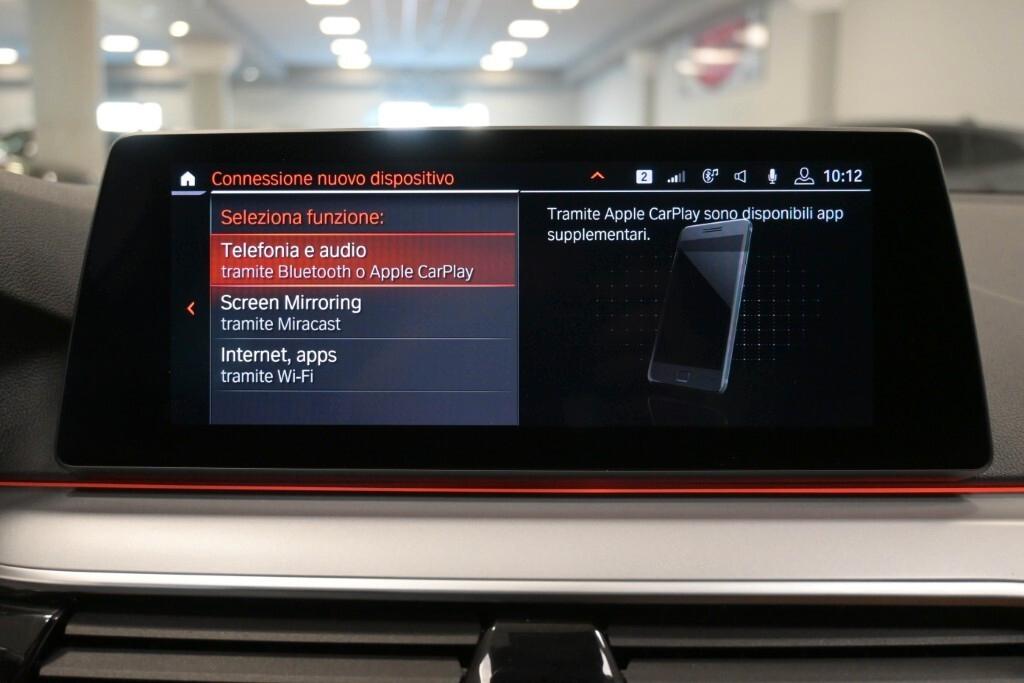 BMW 518D TOURING 150CV STEPTRONIC BUSINESS ADVANTAGE ( ADAPTIVE CRUISE - FARI LED - AMBIENT LIGHT - TETTO PANORAMICO APR. - NAVI - CARPLAY - PELLE - PARK ASSISTANT - TELECAMERA POST. )