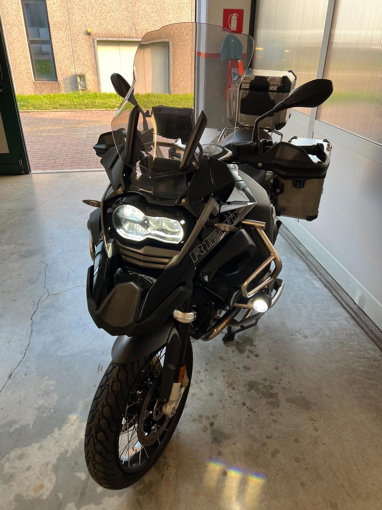 Bmw R 1200 GS Adventure Tris Valigie, Akrapovic, Cupolino Fumè, Raddle