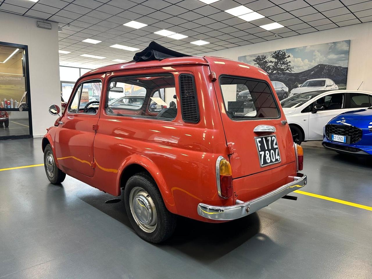 Fiat 500 CABRIO FIORIERA GIARDINIERA * TARGA ORIGINALE FIRENZE*