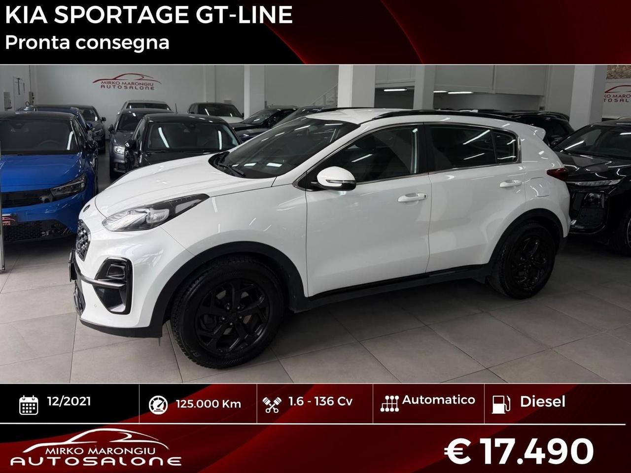 Kia Sportage 1.6 136 CV 2WD GT Line FINANZIABILE