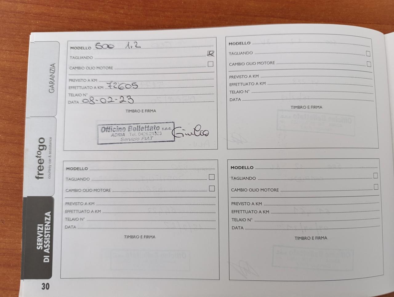 Fiat 500 1.2 69cv GQ - Uniproprietario