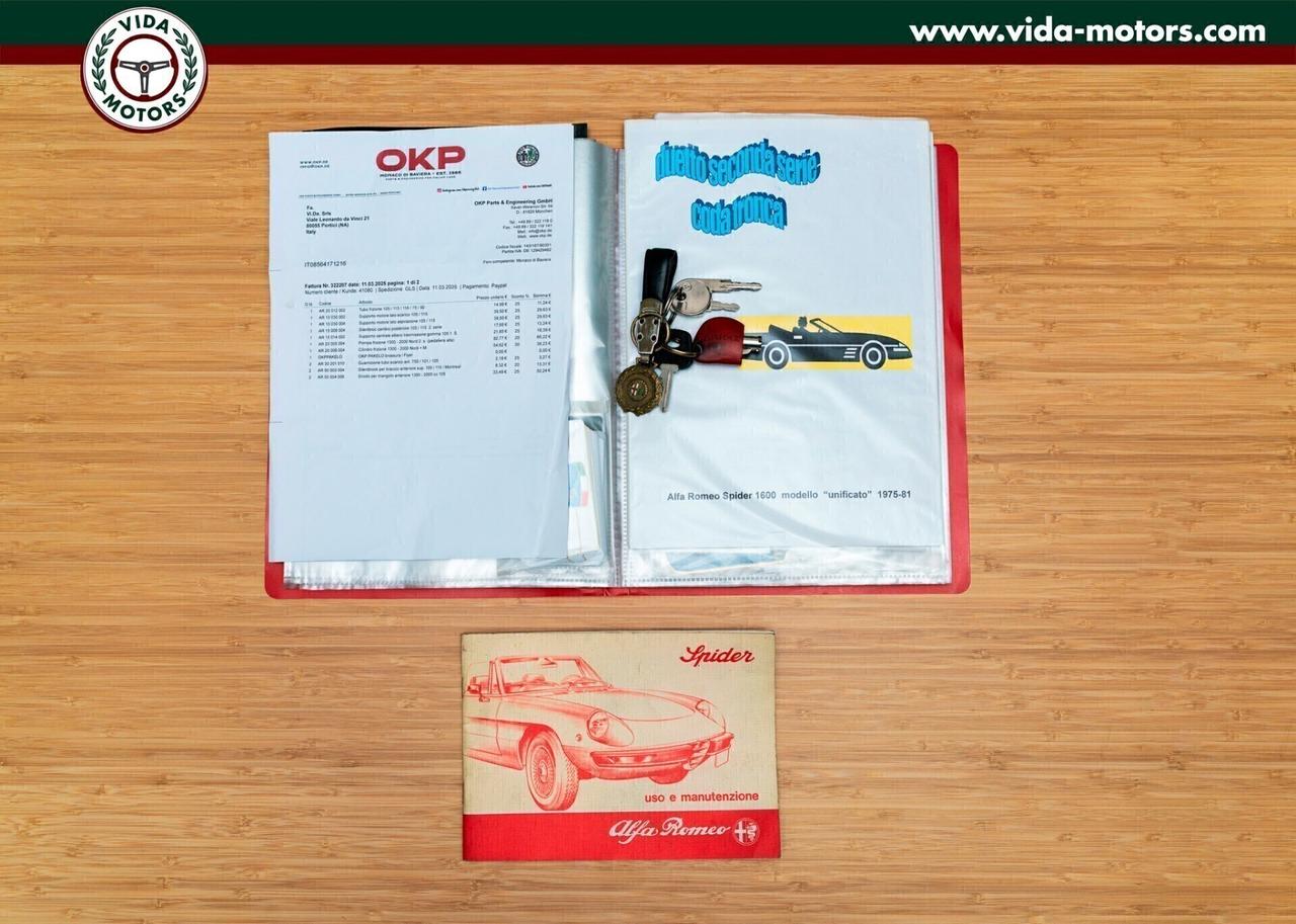 Alfa Romeo Spider 1.6 VELOCE * TARGA ROMA * RARA