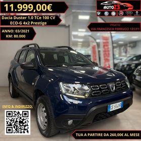 Dacia Duster 1.0 TCe 100 CV ECO-G 4x2 Prestige