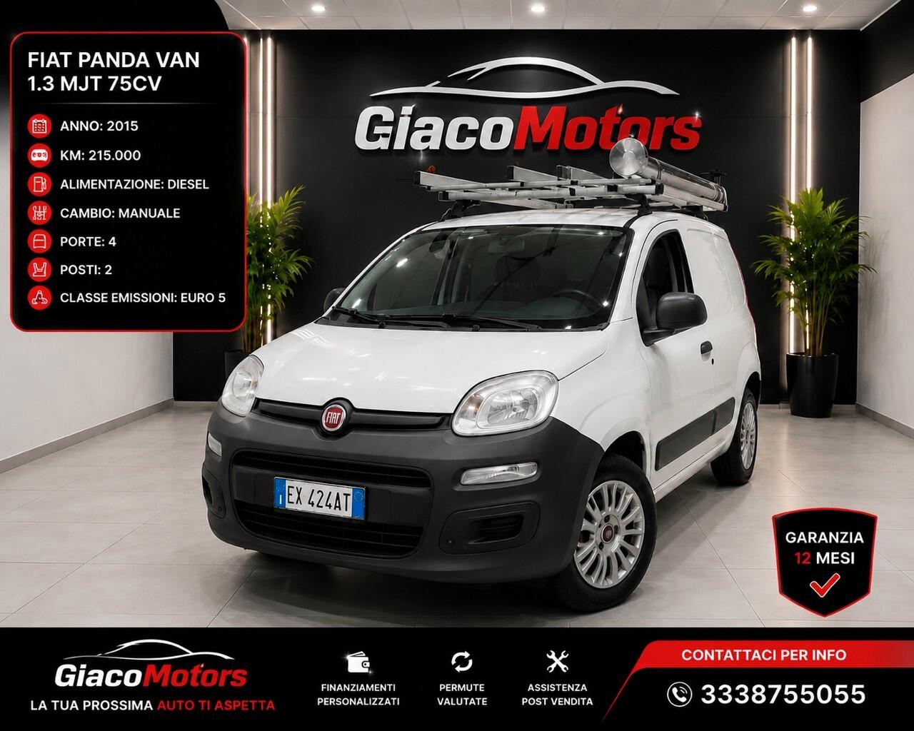 Fiat Panda 1.3 MJT S&S 4x4 Pop Climbing Van 2 posti