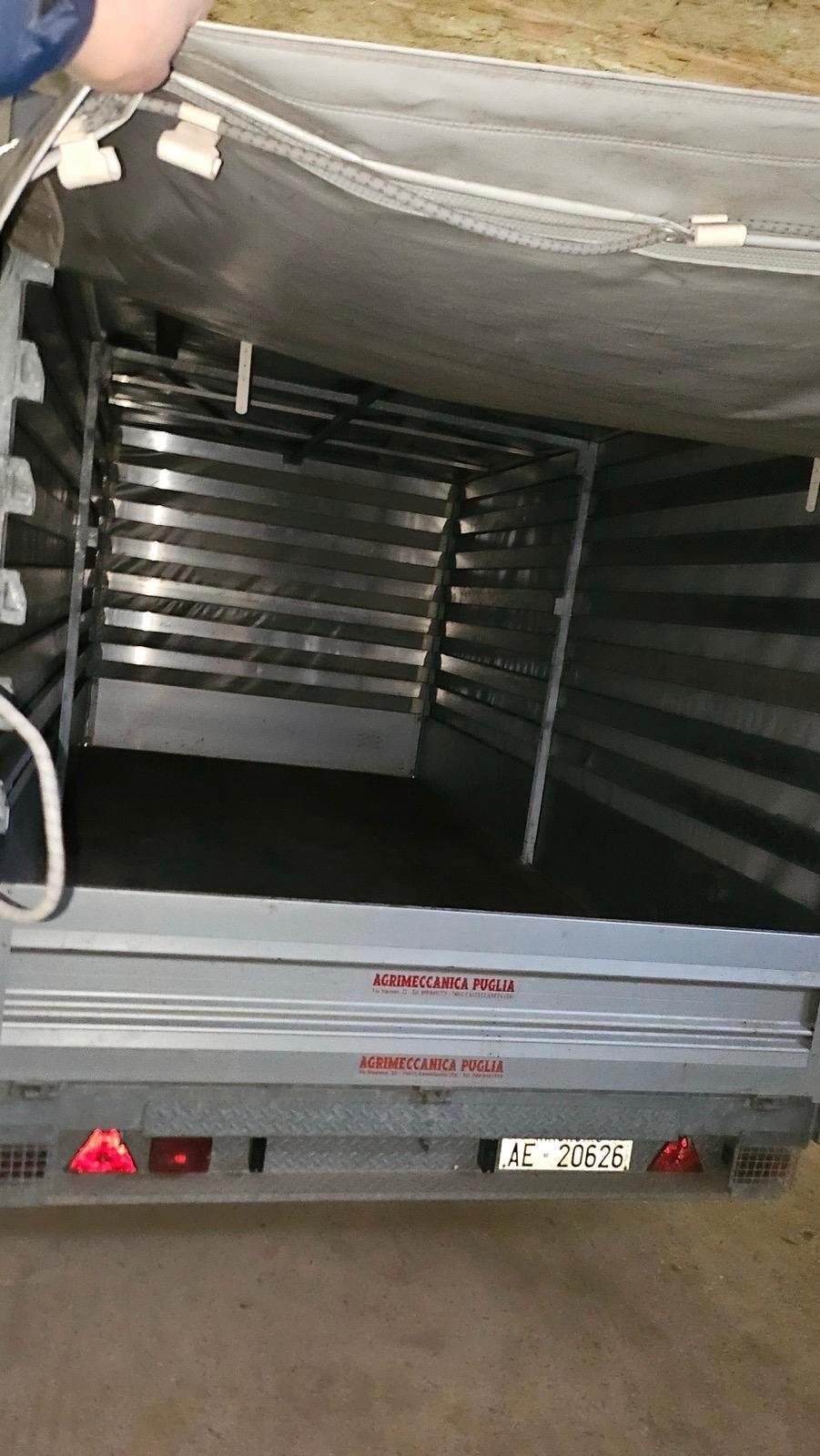 Fiat RIMORCHIO PER TRASPORTO COSE USO PROPRIO, AGRIMECCANICA PUGLIA AV 2500 CAT 02