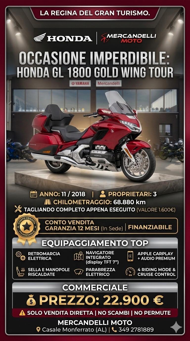 Honda GL 1800 Gold Wing ABS - TOUR 2018
