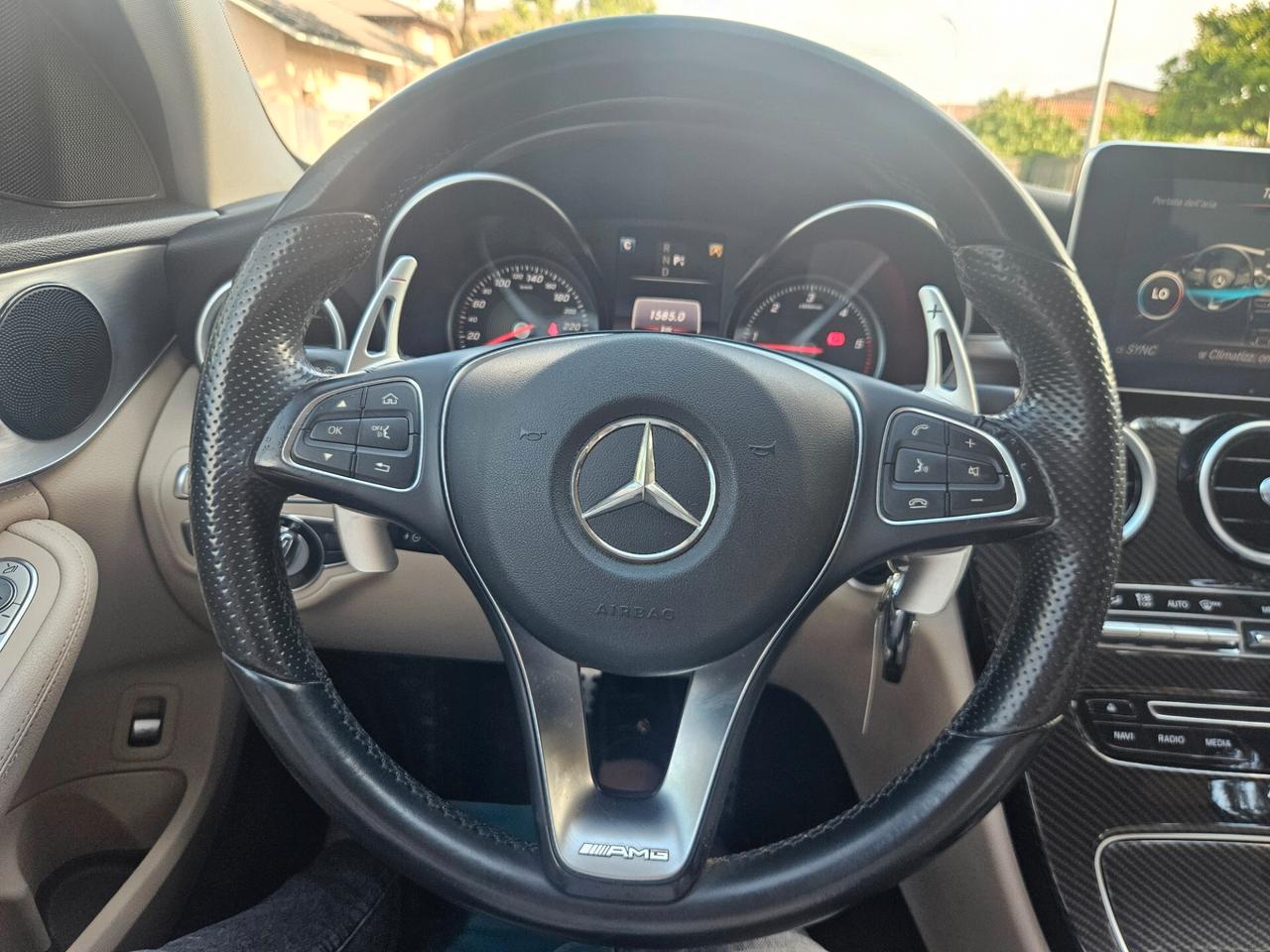 Mercedes-benz C 220d. Auto PAK AMG EURO6B AUTOMATICO